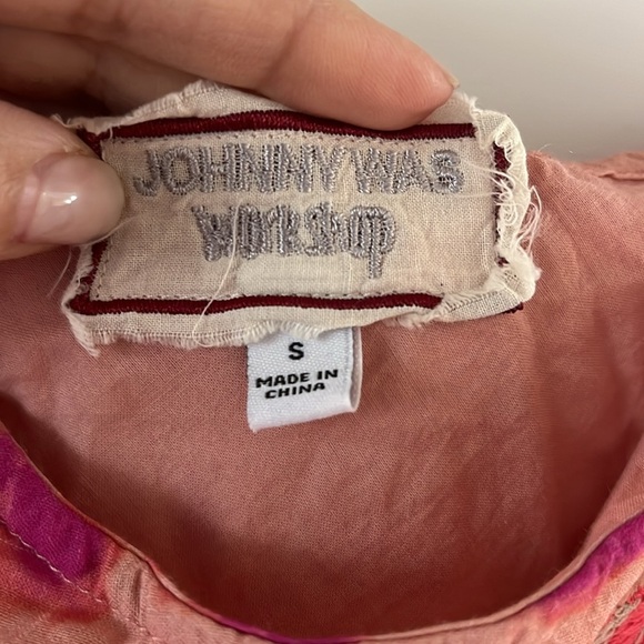 JOHNNY WAS WORKSHOP size small tie die embroidered dress - Picture 5 of 6